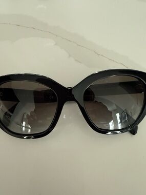 Prada Women's Black Oversized Sunglasses